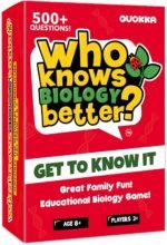Board Games for Kids 8-12 and Family - Educational Trivia Card Game for Kids Age 8+ - Who Knows Biology Better? - 500+ Questions for Fun Learning and Family Game Night - Science Trivia for Children - Image 2