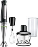 Braun MultiQuick 7 3-in-1 Immersion Blender with Food Processor – Powerful Handheld Electric Stick Blender - Emulsifier for Chopping, Beating & Whisking - Ideal for Soup, Puree, Smoothies & More - Image 2