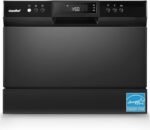 COMFEE’ Countertop Dishwasher, Energy Star Portable Dishwasher, 6 Place Settings & 8 Washing Programs, Speed, Baby-Care, ECO& Glass, Dish Washer for Dorm, RV& Apartment, Black - Image 2