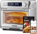 COSORI Smart 12-in-1 Air Fryer Toaster Oven Combo, Airfryer Convection Oven Countertop, Bake, Roast, Reheat, Broiler, Dehydrate, 75 Recipes & 3 Accessories, 26QT, Silver-Stainless Steel - Image 2