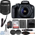 Canon EOS 4000D / Rebel T100 DSLR Camera 18-55mm Zoom Lens + ZeeTech Accessory Bundle with SanDisk 32GB Memory Card, Cleaning Starter Kit, High Speed Memory Card Reader (Renewed) - Image 2