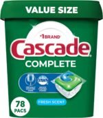 Cascade Complete Dishwasher Pods - Fresh Scent ActionPacs, Dishwasher Detergent, Dishwasher Soap, Detergent Pods, 78 Count - Image 2