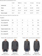 Custom Front & Back Print Long Sleeve T-Shirt with Your Image for Men and Women by Modify by Amazon Merch on Demand - Image 4