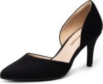 DREAM PAIRS Women's High Heel Closed Toe Dress Shoes Pumps Elegant Stiletto D'Orsay Slip On - Image 2