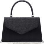 Dasein Women's Evening Bag Party Clutches Wedding Purses Cocktail Prom Handbags with Frosted Glittering - Image 2