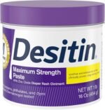 Desitin Maximum Strength Baby Diaper Rash Cream, 40% Zinc Oxide for Treatment, Relief & Prevention, Hypoallergenic, Phthalate- & Paraben-Free Paste, Protects Skin For Up To 12 Hours, 16 oz - Image 2
