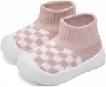 Eashi Baby Boy Girl Non-Skid Indoor Infant Walking Shoes Breathable Warm Elastic Sock Shoes with Memory Sole Protect Toes Outdoor Sneakers - Image 2