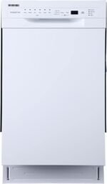 EdgeStar BIDW1802WH 18 Inch Wide 8 Place Setting Built-In Dishwasher - Image 2