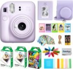 FUJIFILM INSTAX MINI 12 Instant Film Camera (Lilac Purple) + Accessories - Image 2
