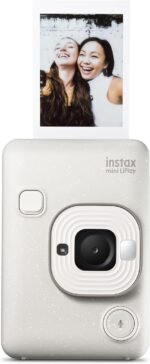 Fujifilm INSTAX Mini LIPLAY Hybrid Instant Camera - Misty White - Image 2