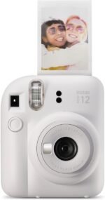 Fujifilm Instax Mini 12 Instant Film Camera, Clay White - Image 2
