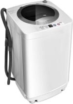 Giantex Portable Washing Machine, Full Automatic Washer and Dryer Combo, with Built-in Pump Drain 8 LBS Capacity Compact Laundry Washer Spin Dryer for Apartment RV Dorm - Image 2