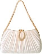 Gold Clutch Purses for Women - Elegant Sparkling evening bags for Wedding Galas, Prom Nights, Cocktail Parties& Formal Events - Image 2