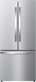 Kenmore 46-75525 29.88 Inch Counter-Depth French Door Refrigerator/Freezer with Fingerprint-Resistant Stainless Steel, Ice Maker, Quiet and Energy Efficient Inverter Compressor, 17.5 cu. ft. - Image 2
