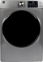 Kenmore 8.0 cu. ft. Front Load Electric Dryer with Wrinkle Guard & Accela Steam to Reduce Wrinkles, Static & Odors - Smart Sensor Drying - LED - ENERGY STAR Certified - Metallic Silver - Image 2