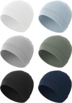 Konssy 6-Pack Baby Beanie Hats for Newborns, Soft Infant Caps for Boys & Girls, 0-6 Months - Image 2
