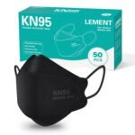 LEMENT KN95 Face Masks,50 Pack Breathable Cup Dust Disposable Masks For Adult,Teenager - Image 2