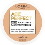 L'Oreal Paris Age Perfect 4-in-1 Tinted Face Balm Foundation with Firming Serum, Light 10, 0.61 Ounce - Image 2