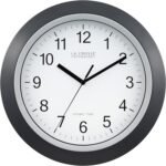 La Crosse Technology WT-3129B 12 Inch Atomic Analog Wall Clock, Pack of 1, Black - Image 2