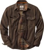 Legendary Whitetails Men's Flannel Lined Shirt Jacket Waxed Cotton Water Resistant - Image 2