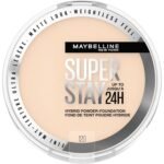 Maybelline Super Stay Up to 24HR Hybrid Powder-Foundation, Medium-to-Full Coverage Makeup, Matte Finish, 120, 1 Count - Image 2
