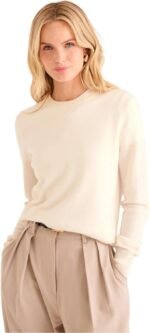 NAADAM Womens The Original Cashmere Crewneck Sweater - Image 2
