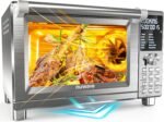 Nuwave Bravo XL Pro Air Fryer Toaster Oven with Grill Combo, 2025 New Ultra-Fast Convection System, 35% Crispier, 2X More Even, 142 Presets, 50-500F, Smarter Probe, PFAS Free, 30QT, Stainless Steel - Image 2