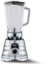 Oster Original 3 Speed Chrome Blender, 6 Times more Durable Motor, 10 Times Stronger, 5 Cup Glass Jar - Image 2