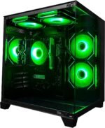 PC Gaming Desktop AMD Ryzen 7 5700G RAM 16G 3200MHz DDR4 1TB M.2 Prebuilt Computer Tower 550W Bronze Power Supply ARGB Air Colling Computer for Office Game - Image 2