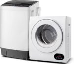 ROVSUN 17.6LBS Full Automatic Washing Machine and 1.5CuFt Portable Clothes Dryer Set, Compact Laundry Washer and Dryer Combo Set with Stainless Steel Inner Tub, for Apartment, Dorms, Home - Image 2