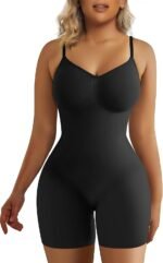 SHAPERX Women's Seamless Shapewear Bodysuit Tummy Control Body Shaper Waist Snatching Body Suit - Image 2