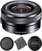 Sony SELP1650 16-50mm OSS Lens: Sony E PZ 16-50mm f/3.5-5.6 OSS Lens (Black) + Pro Starter Bundle Kit Combo - International Version (1 Year Warranty) - Image 2