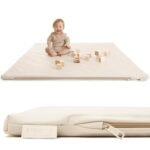 Stylish Padded Baby Play Mat for Your Boy or Girl - Extra Thick & Super Soft Vegan Leather Floor Mat Creates A Safe Play Area for Little Ones - A Beautiful Playmat That Fits Nicely Into Any Playroom - Image 2