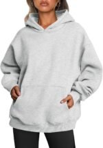 Trendy Queen Womens Oversized Hoodies Fleece Sweatshirts Fall Fashion Pullover Sweaters Winter Clothes - Image 2