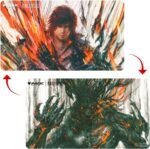 Ultra PRO - Final Fantasy x Universes Beyond Clive, First Shield of Rosaria/Summon Ifrit Double-Sided Playmat for Magic: The Gathering | Card Game Playmat, Final Fantasy Collectibles - Image 2