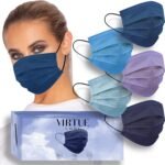 VIRTUE CODE Seamless Essentials Face Masks - Soft 3 Ply Comfort 50 Disposable Face Masks - Image 2