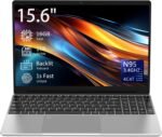 15.6" Laptop Computer Notebook, 4-Core N95 Processor, FHD Display, Backlit Keyboard, Fingerprint, Webcam, Bluetooth, WiFi, Win 11 Pro, 10TB Upgradeable, T152A, 16GB RAM, 1TB NVMe SSD, Silver - Image 2