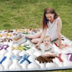 Baby Play Mat, 50x50 Playpen Mat with Super Soft Touch, Activity Mats with Upgraded Anti-Slip Bottom, Machine Washable Crawling Mats for Floor & Picnic (Animal Alphabets) - Image 7