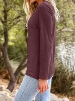 AUTOMET Long Sleeve Shirts for Women Business Casual Tops Fall Fashion Clothes Workout Plus Size Teacher Winter Outfits 2025 - Image 4