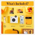 KODAK Smile+ 2-in-1 Digital Instant Print Camera & Wireless Bluetooth Photo Printer - 10MP, Special-Effect Rotating Lens, Zink 2x3” Sticky-Back Photos, Print via Fun App from Smart Devices - White - Image 4