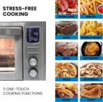 Kenmore Toaster Oven Air Fryer - Fry Chicken, Rotisserie, Bake Bread, Cookie, Pizza Dehydrator Racks Convection Kitchen Appliances 26 Quart Horno Freidora De Aire Stainless Steel - Image 4