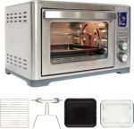 Kenmore Toaster Oven Air Fryer - Fry Chicken, Rotisserie, Bake Bread, Cookie, Pizza Dehydrator Racks Convection Kitchen Appliances 26 Quart Horno Freidora De Aire Stainless Steel - Image 9