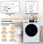 Equator Ver 3 Combo Washer Vented/Ventless Dry-1400RPM Color Coded Display White - Image 5