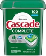 Cascade Complete Dishwasher Pods, Dishwasher Detergent, Dish Detergent Tab Tablets, Fresh, 100 Count - Image 11