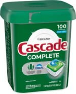 Cascade Complete Dishwasher Pods, Dishwasher Detergent, Dish Detergent Tab Tablets, Fresh, 100 Count - Image 12