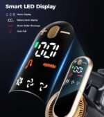 RENDOW Cordless Vacuum Cleaner, 65Mins 550W 45Kpa Stick Vacuum, Self-Standing Vacuum Cleaners for Home with LED Display, Anti-Tangle Rechargeable Vacuum Cordless for Pet Hair/Carpet/Hard Floor - Image 5