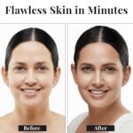 Jerome Alexander My Color Self-Adjusting Foundation, Hydrating & Lightweight Face Makeup, Skincare-Infused, with Kabuki Brush, Light, 1 oz - Image 5