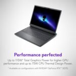 Alienware 18 Area-51 Gaming Laptop AA18250-18-inch QHD+ 300Hz 3ms Display, Intel Core Ultra 9-275HX, 32GB DDR5 RAM, 1TB SSD, NVIDIA GeForce RTX 5070, Windows 11 Home, Onsite Service - Liquid Teal - Image 6