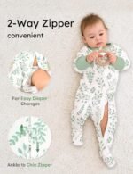 Yoofoss Baby Pajamas 100% Organic Cotton Baby Sleepers for Newborn 0-3 3-6 6-9 Months Boys Girl Clothes 3pcs Footed PJs - Image 4