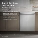 Kenmore 24" Built-in Stainless Steel Tub Dishwasher EasyFlex Third Rack, TurboDry, SmartWash & Reach-Thru Handle-15 Place Settings-45 DBA, Energy Star Certified, Fingerprint Resistant - Image 6